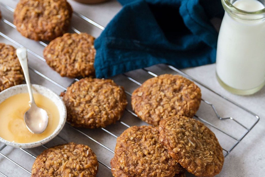 Anzac Biscuits with Honey