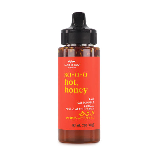 Taylor Pass Honey Co NZ Honey So-o-o hot, Honey