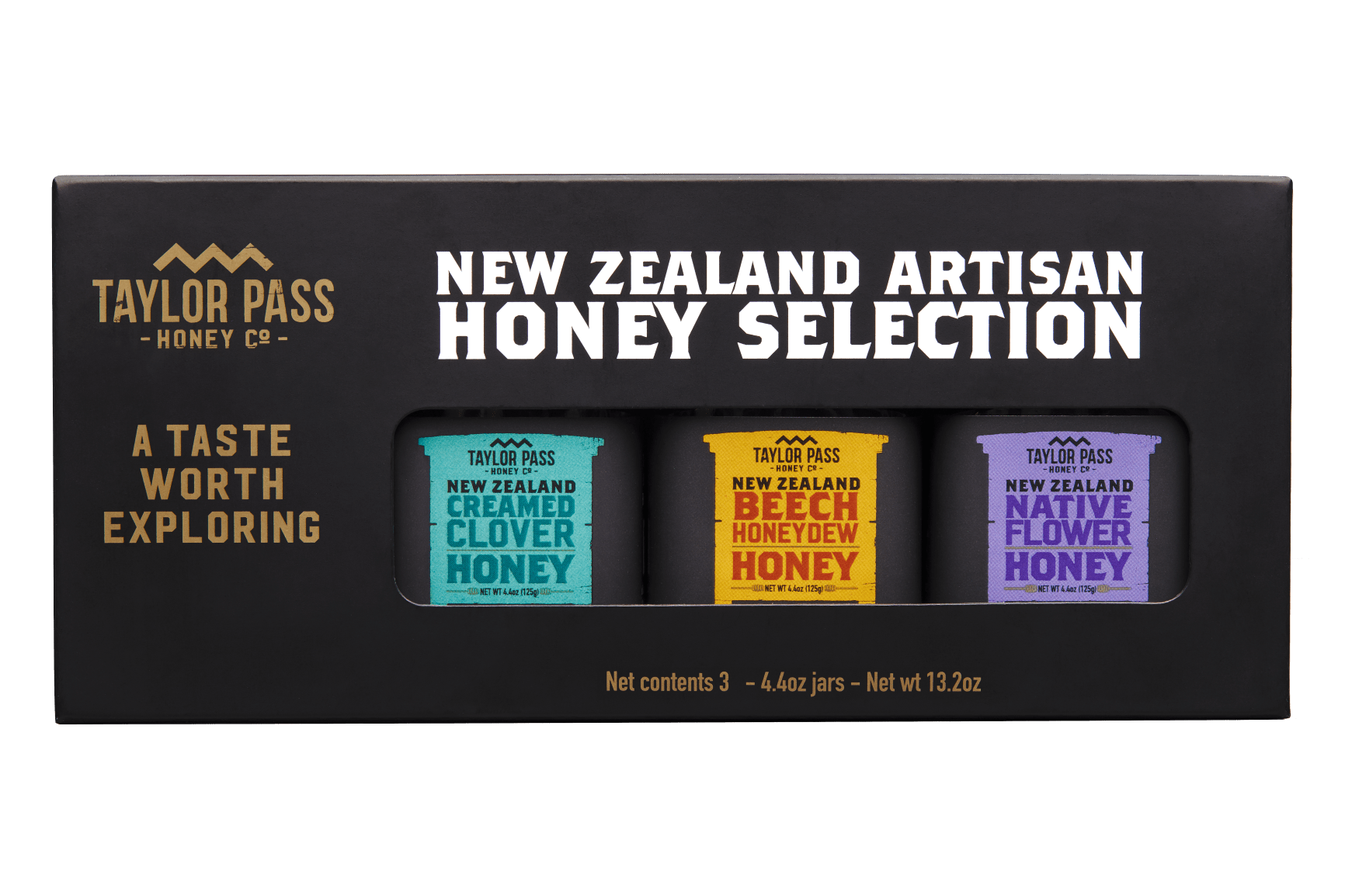Taylor Pass Honey Co  Taylor Pass Artisan Honey Selection Gift Box