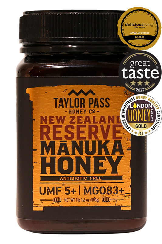 Taylor Pass Honey Co Taylor Pass Honey Co Reserve Mānuka Honey UMF 05+ MGO83+