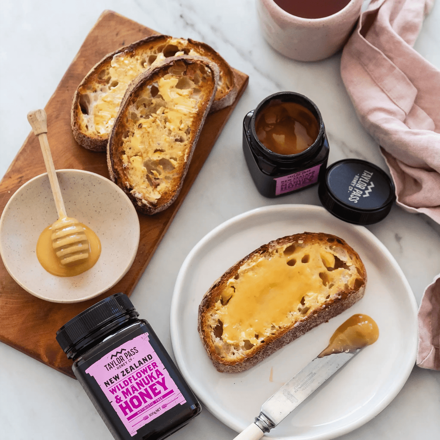 Taylor Pass Honey Co Taylor Pass Honey Co Wildflower and Manuka Honey | 500g